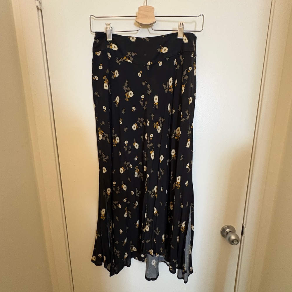 Anthropologie Velvet by Graham & Spencer Floral Midi Skirt - Picture 7 of 7